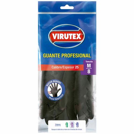 GUANTES VIRUTEX PROFESIONAL CALIBRE 25 TALLA M 8