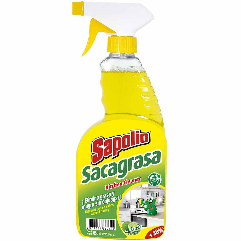 SACAGRASA SAPOLIO 650ML LIMON GATILLO