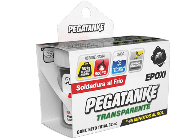 PEGATANKE EPOXICO SOLDADURA FRIO TRANSPARENTE 44CC