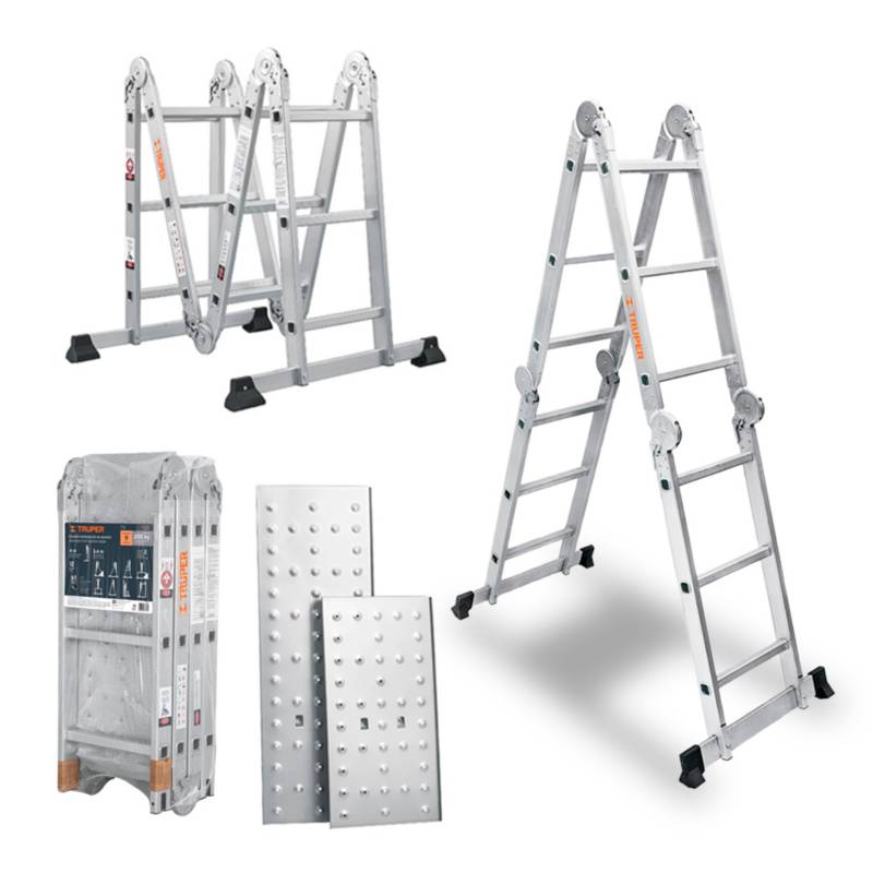 ESCALERA MULTIPOSICION TRUPER 12 PASOS