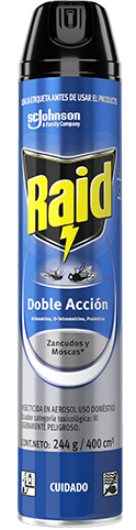 RAID DOBLE ACCION ZANCUDOS Y MOSCAS 360ML