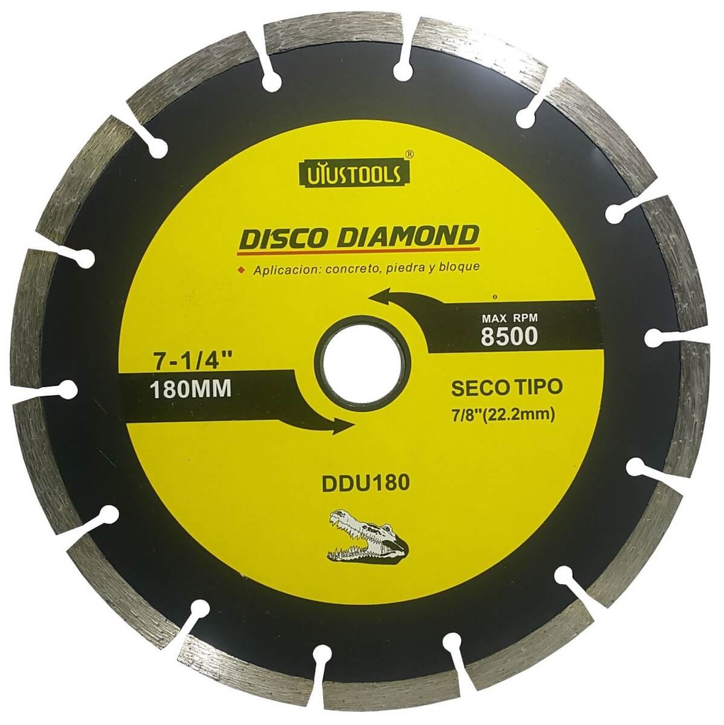 DISCO DIAMANTADO 7.1/4 SECO UYUSTOOLS