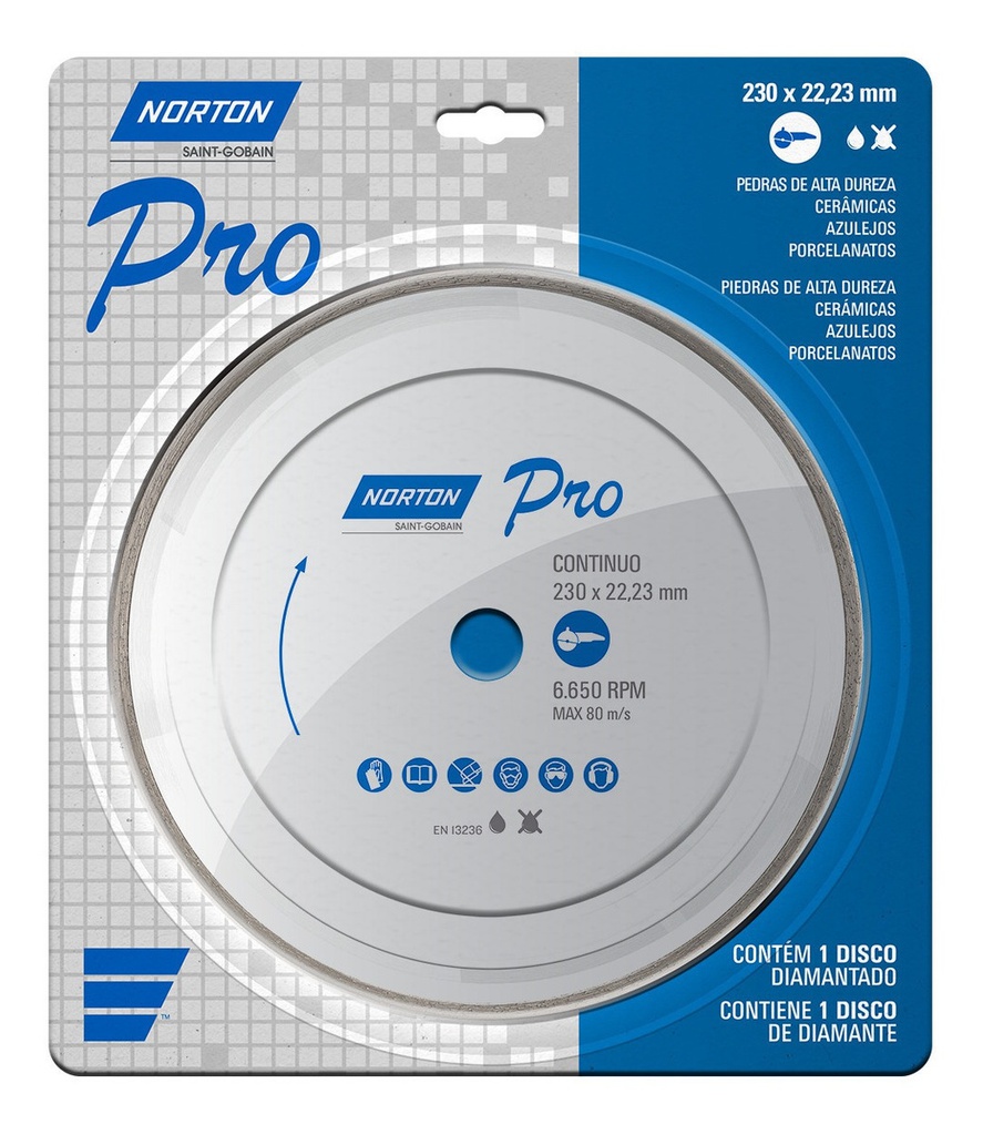 DISCO NORTON DIAMDO PRO 4.1/2 CONTINUO