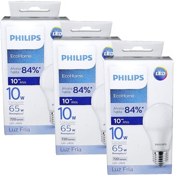 FOCO LED 10WT LUZ FRIA PHILIPS ECOHOME