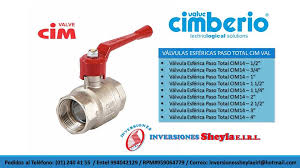 LLAVE DE PASO CIM VALVE 1 PESADO	