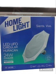 LED UFO CIRCULAR HURACAN BLANCO 24W HOME LIHGT