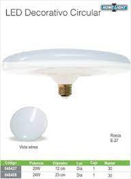 LED UFO DECORATIVO BLANCO 40W HOME LIHGT