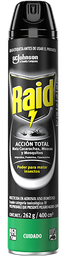 RAID ACCION TOTAL MATA CUCARACHA MOSCAS MOSQUITOS 262G