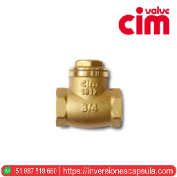 CHECK CIM VALVE PASO 3/4 BRONCE