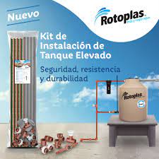 KIT INSTALACION TANQUE ELEVADO ROTOPLAS