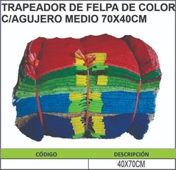 TRAPEADOR DE MICROFIFRA FELPA COLORES