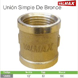 UNION DE BRONCE 1/2 VALMAX